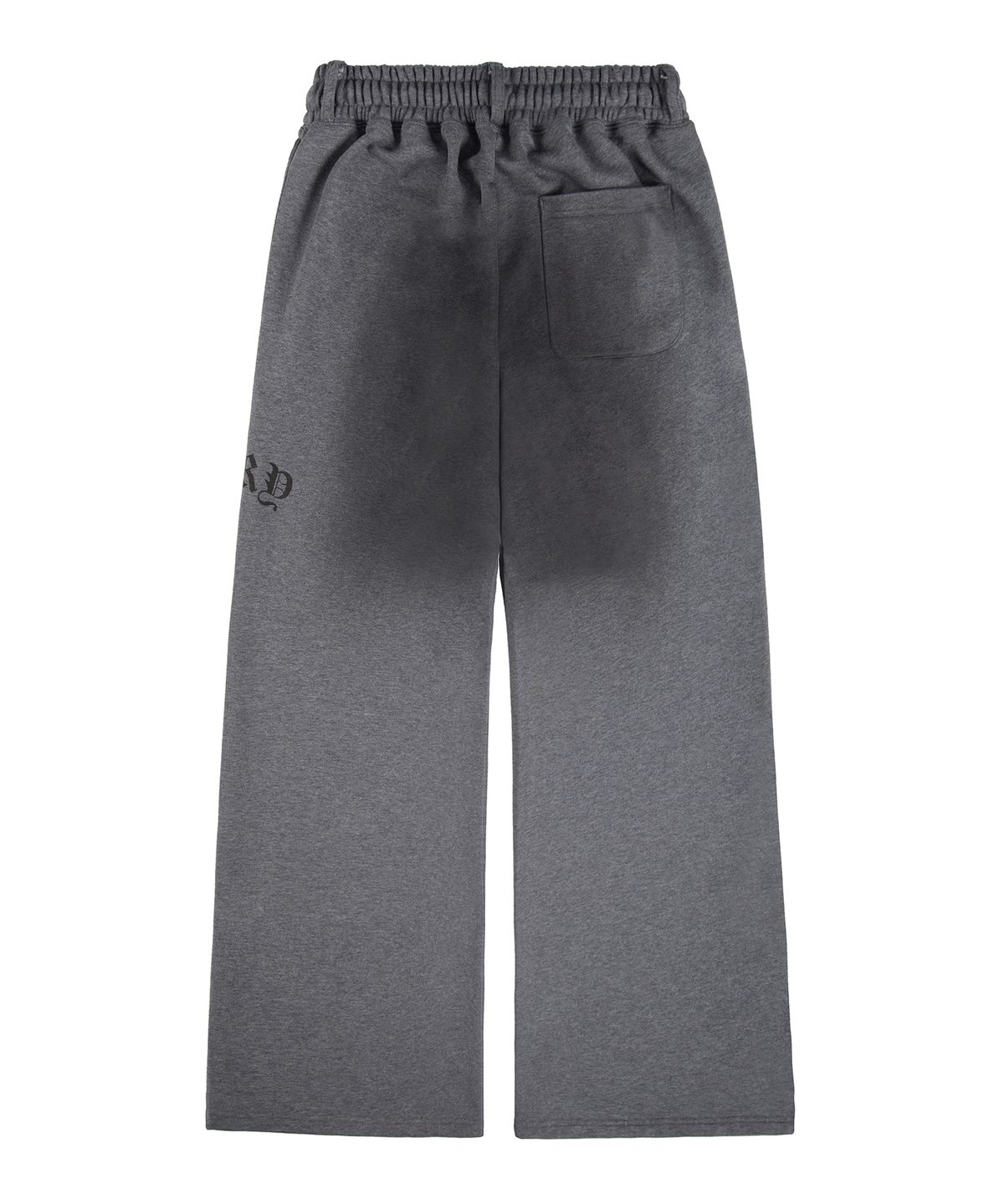 락케이크(ROCKCAKE) Washed Cross Lettering 2way Jogger - Gray