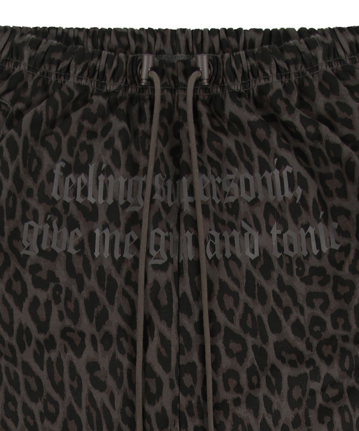 락케이크(ROCKCAKE) Leopard Wide 2way Jogger - Charcoal