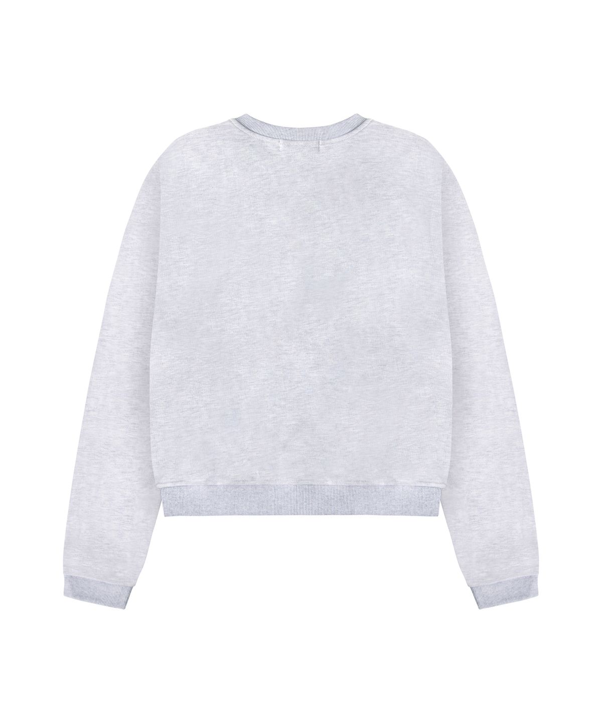 락케이크(ROCKCAKE) Defined Zip Up Sweatshirt - White Melange