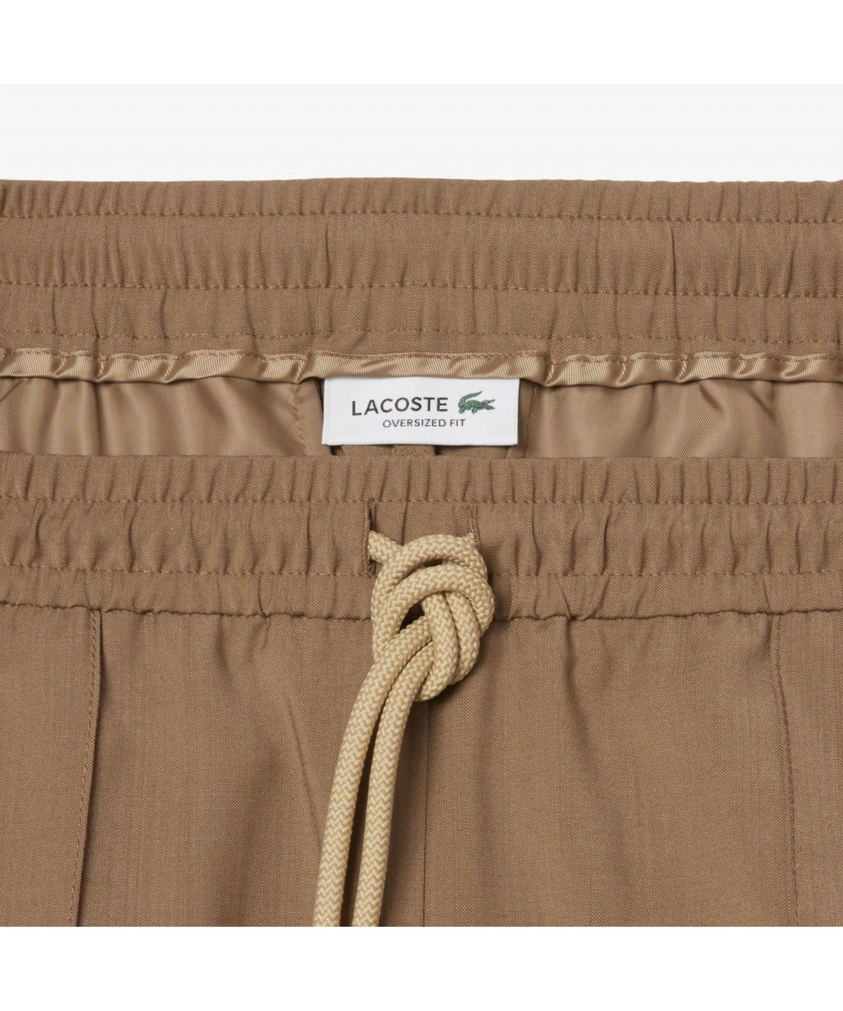 라코스테(LACOSTE) 여성 울블렌드 테일러드 트랙팬츠 HF7451-55N 02S