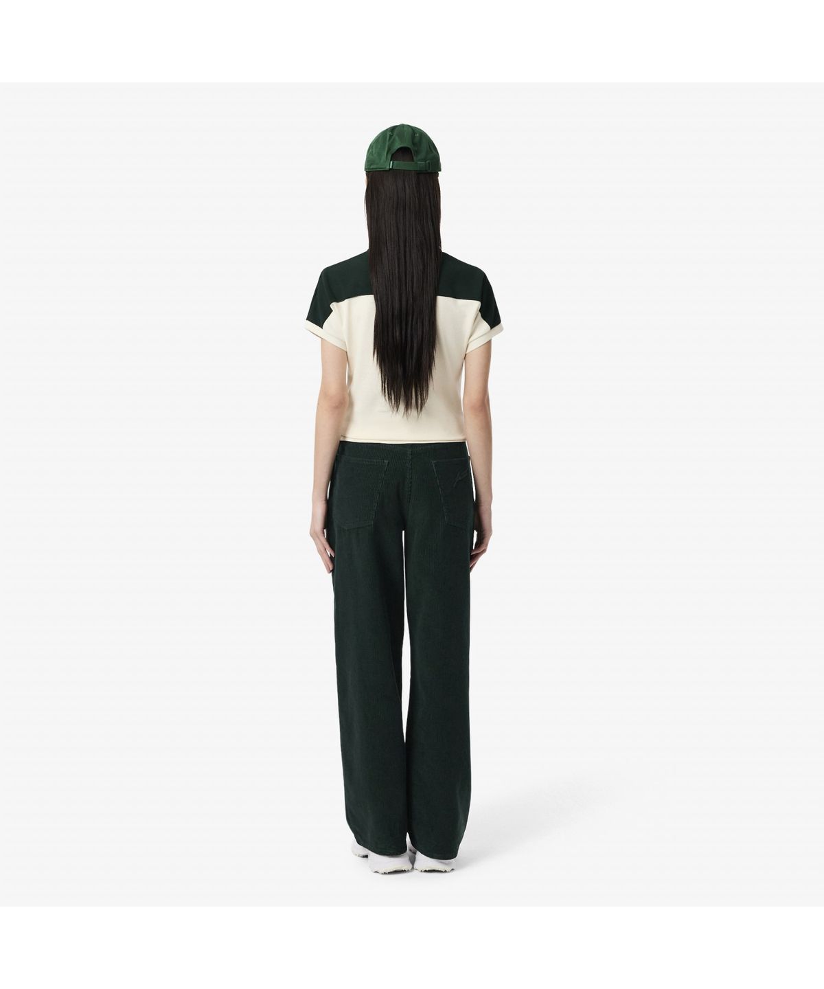 라코스테(LACOSTE) 여성 코듀로이 와이드 팬츠 HF8429-55N YZP