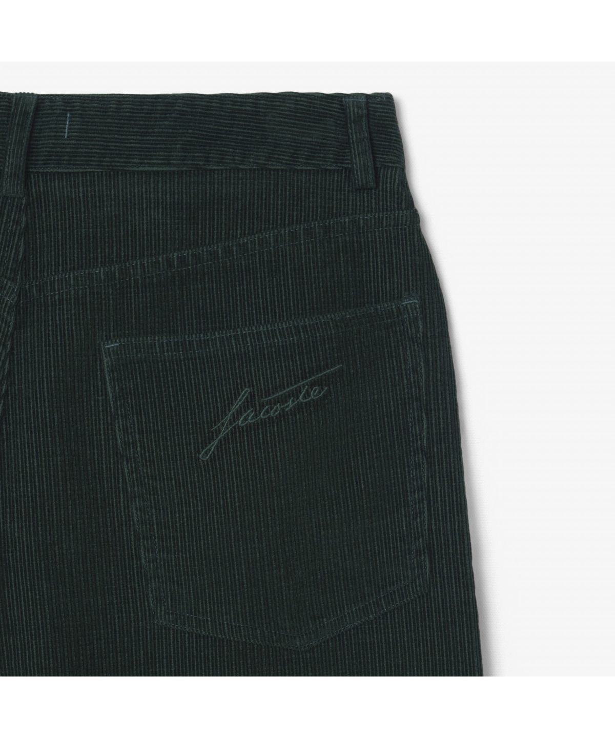 라코스테(LACOSTE) 여성 코듀로이 와이드 팬츠 HF8429-55N YZP