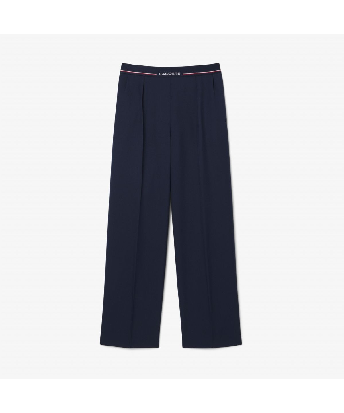 라코스테(LACOSTE) 여성 로고 밴딩 와이드 팬츠 HF8428-55N 166