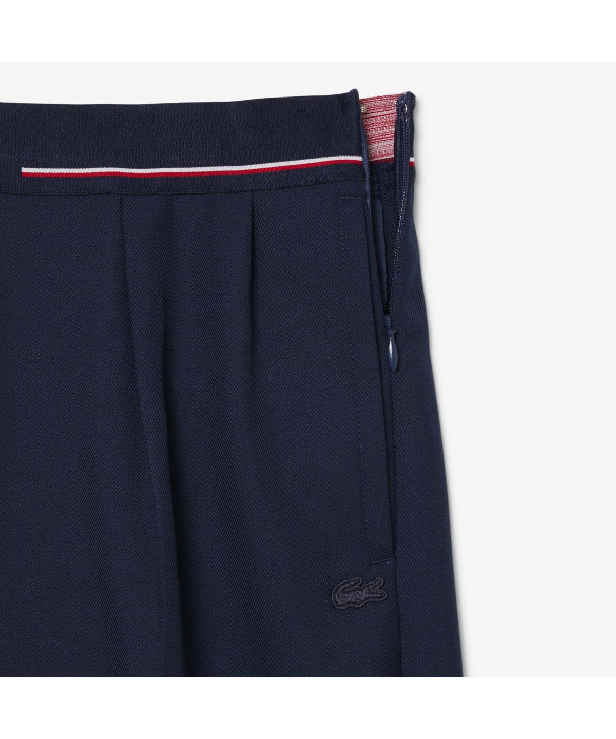 라코스테(LACOSTE) 여성 로고 밴딩 와이드 팬츠 HF8428-55N 166