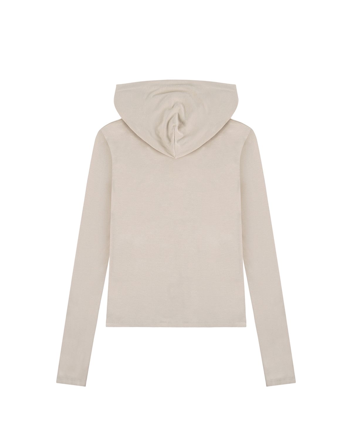 락케이크(ROCKCAKE) Sleeve Lettering Hoodie - Beige