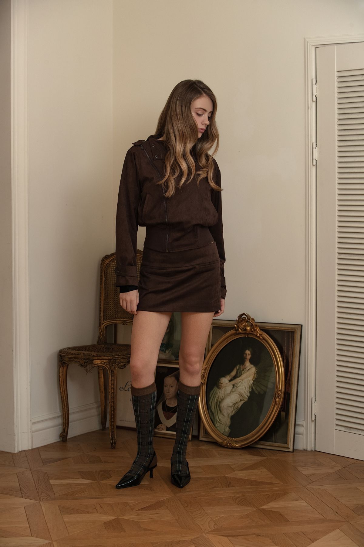 피프트 에일리어스(FIFTHALIAS) Espresso jacket Dark brown