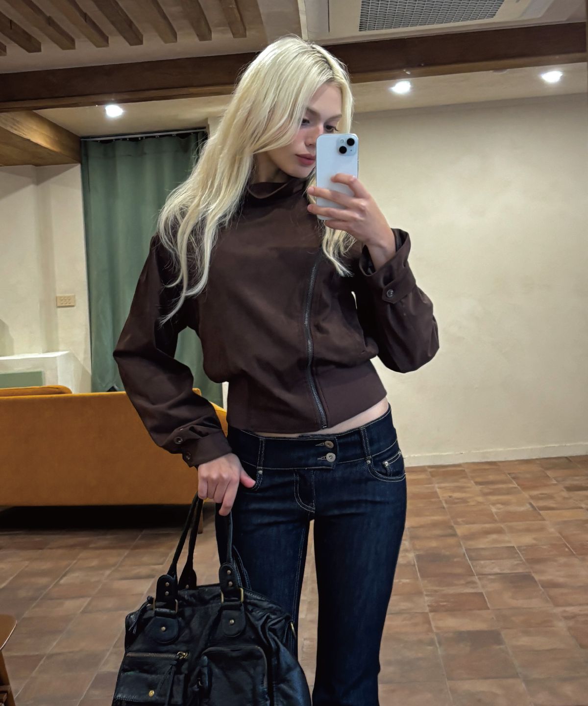 피프트 에일리어스(FIFTHALIAS) Espresso jacket Dark brown