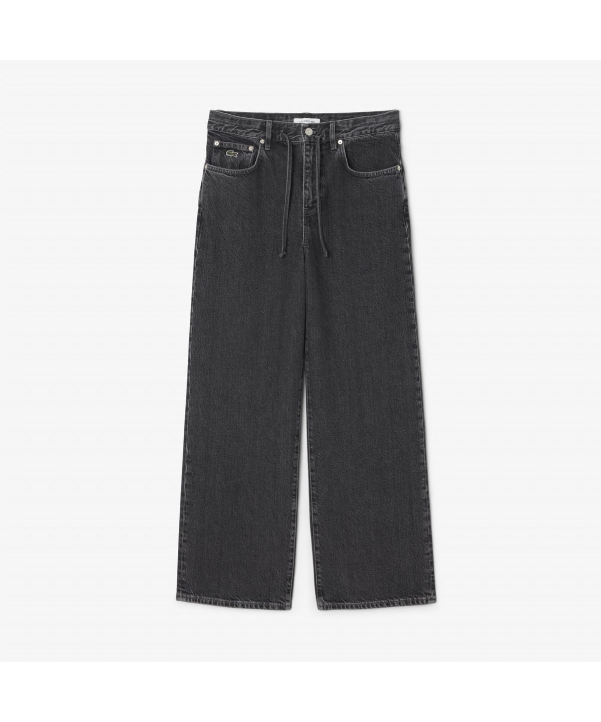 라코스테(LACOSTE) 여성 와이드 데님팬츠 HF2448-55N 6NM