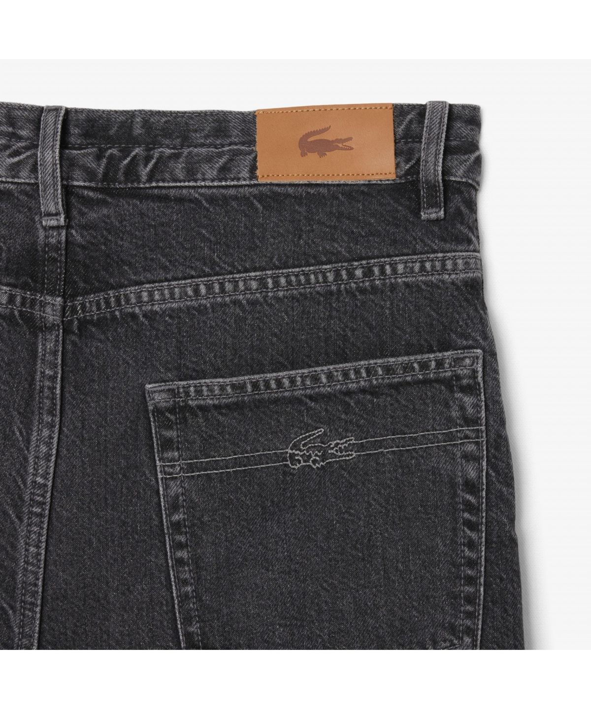 라코스테(LACOSTE) 여성 와이드 데님팬츠 HF2448-55N 6NM