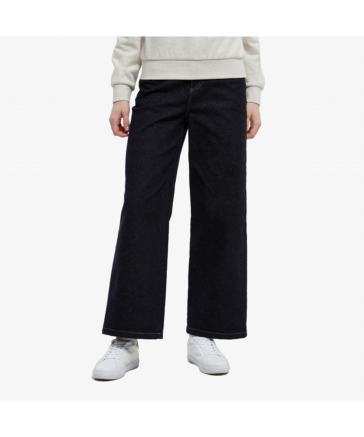 라코스테(LACOSTE) 여성 세미와이드 캐주얼 데님팬츠 HF608E-55N HDE
