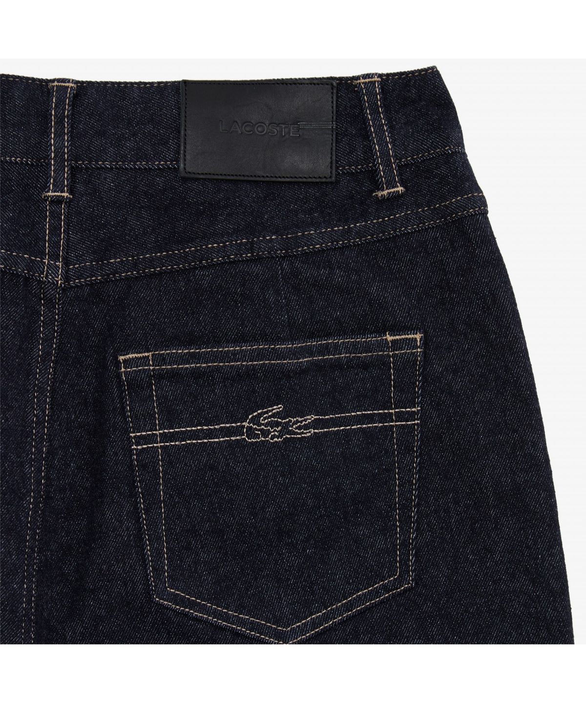 라코스테(LACOSTE) 여성 세미와이드 캐주얼 데님팬츠 HF608E-55N HDE