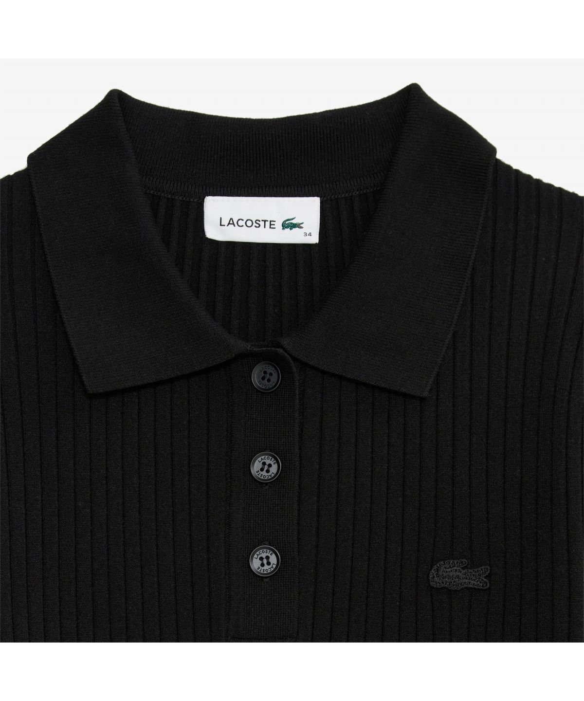 라코스테(LACOSTE) 여성 립조직 카라 드레스 EF997E-55N 031