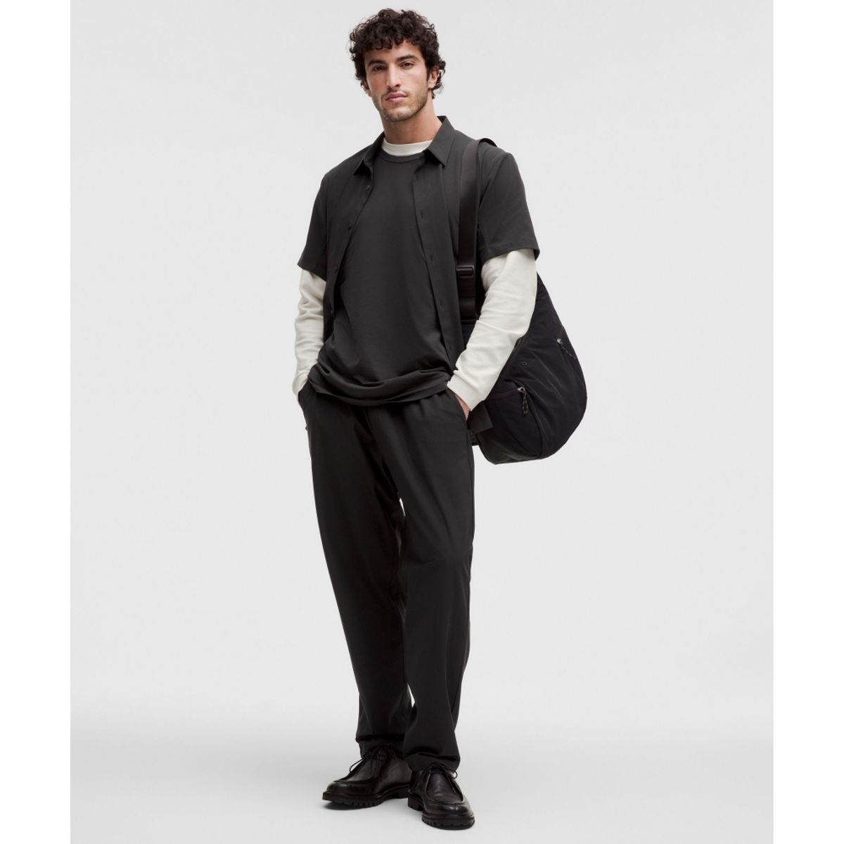 룰루레몬(LULULEMON) 펀더멘털 티셔츠  BLK