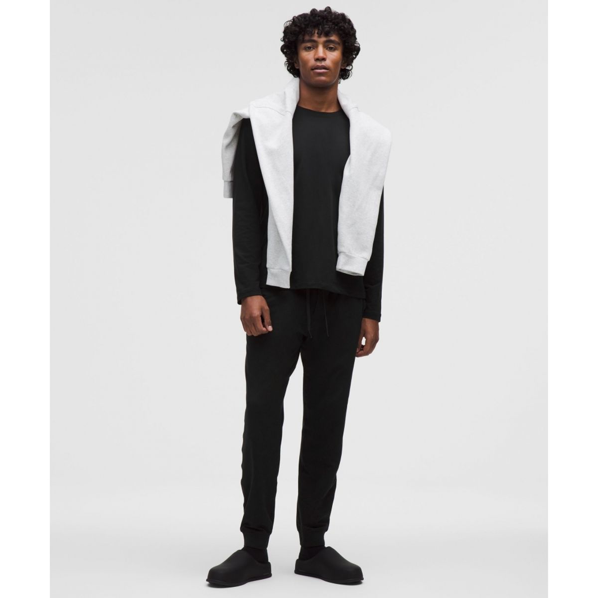 룰루레몬(LULULEMON) 소프트 저지 롱슬리브 셔츠  BLK