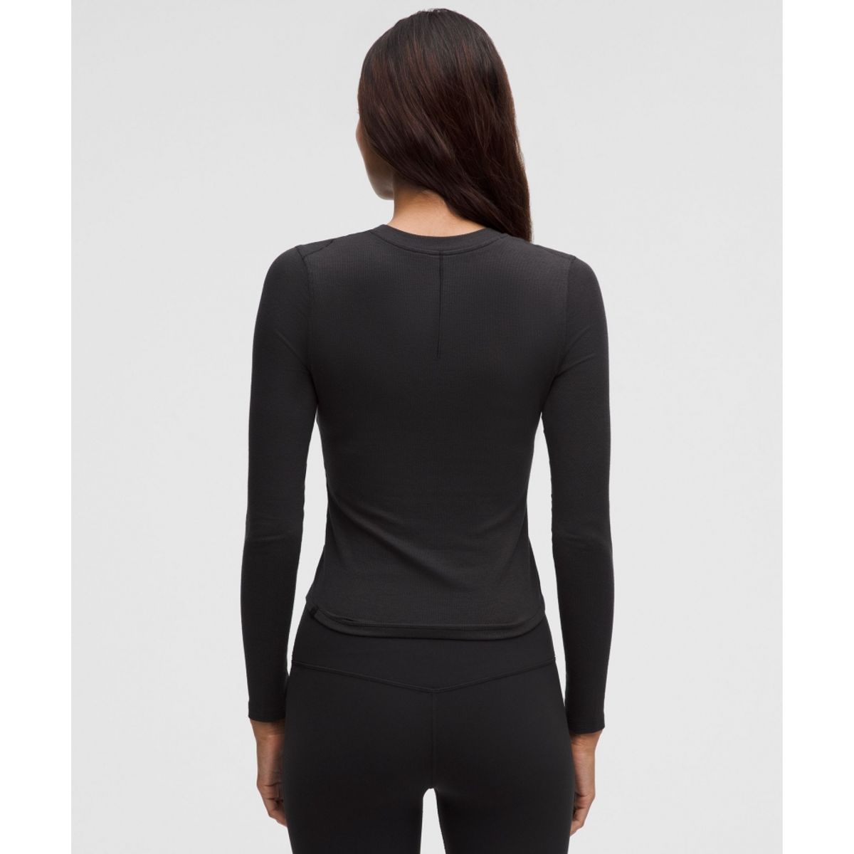 룰루레몬(LULULEMON) 홀드 타이트 롱슬리브 헨리  BLK