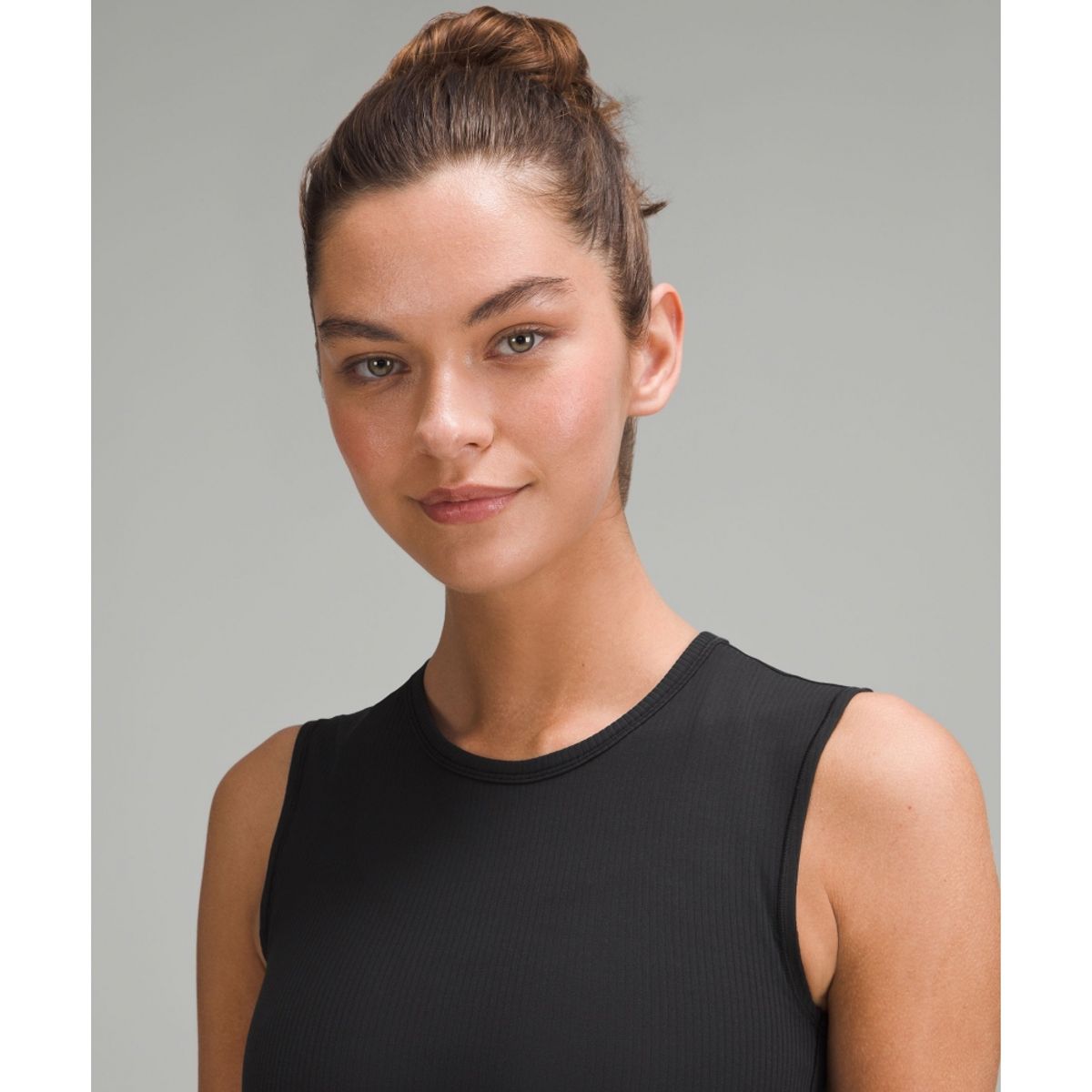 룰루레몬(LULULEMON) 올 잇 테익스 백 트위스트 리브드 탱크탑  BLK