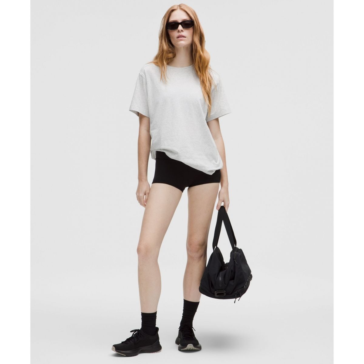룰루레몬(LULULEMON) 코튼 크루넥 티셔츠  HCUG