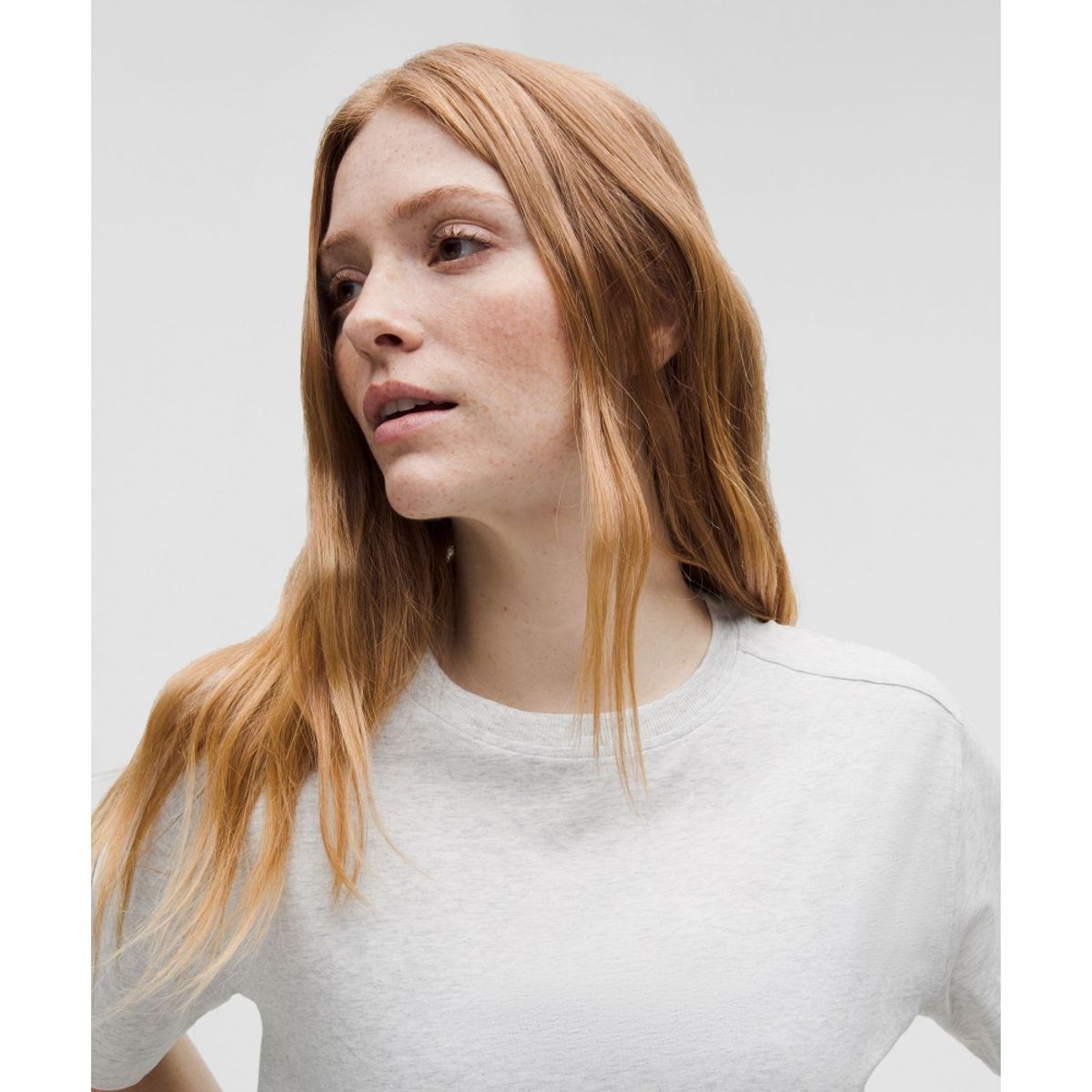 룰루레몬(LULULEMON) 코튼 크루넥 티셔츠  HCUG