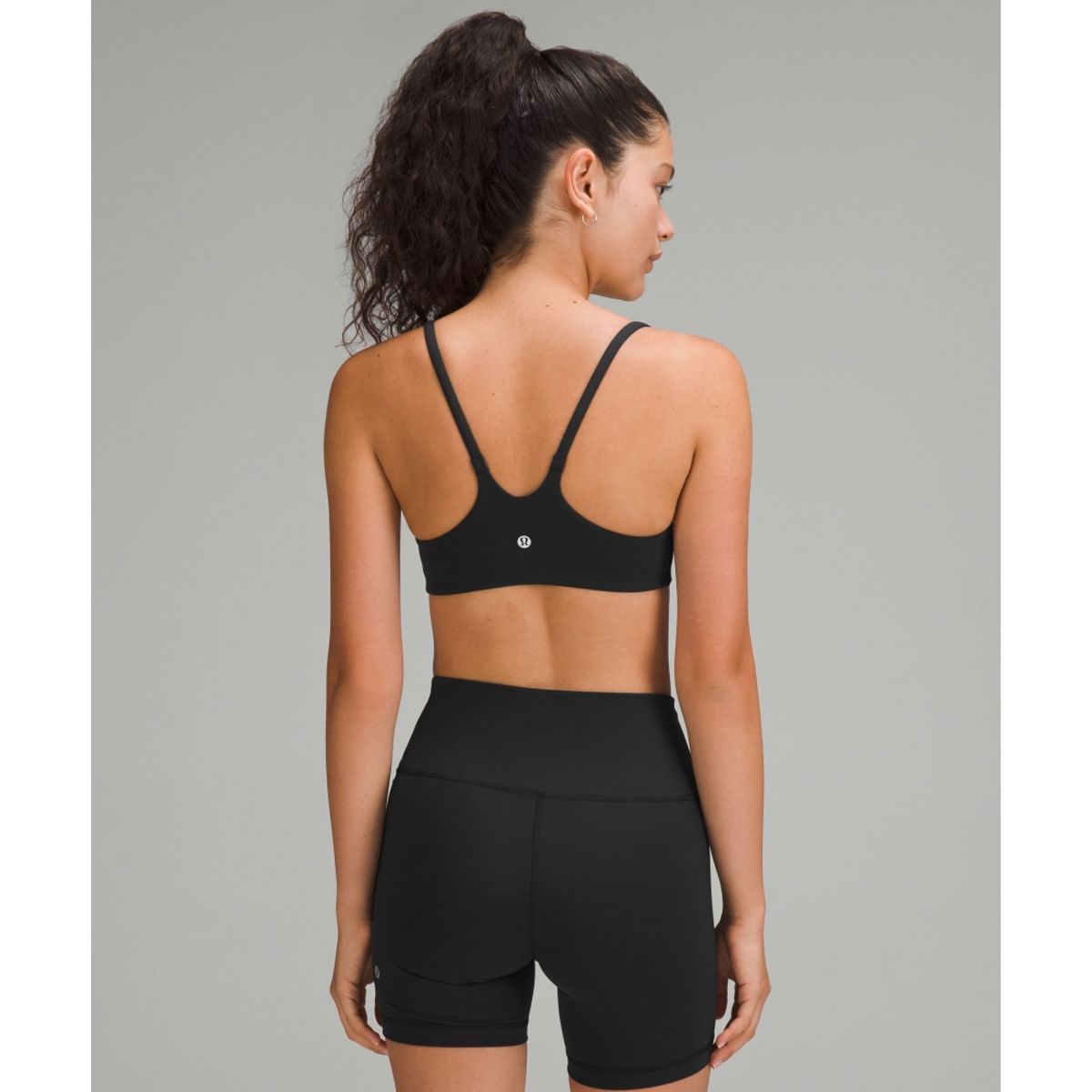룰루레몬(LULULEMON) 원더 트레인 스트래피 레이서 브라 *라이트 서포트, A B컵  BLK
