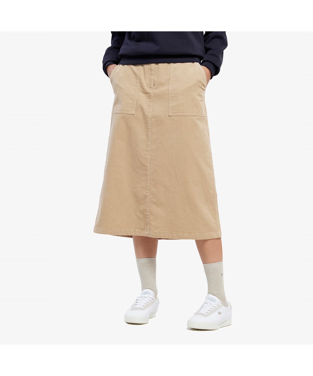 라코스테(LACOSTE) 여성 코듀로이 스커트 JF426E-55N 02S