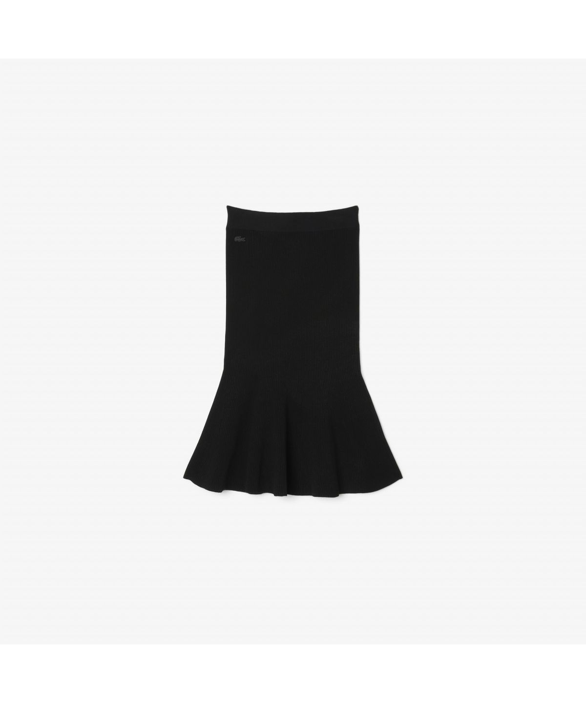 라코스테(LACOSTE) 여성 3D 립조직 플레어 미디스커트 JF4162-55N 031
