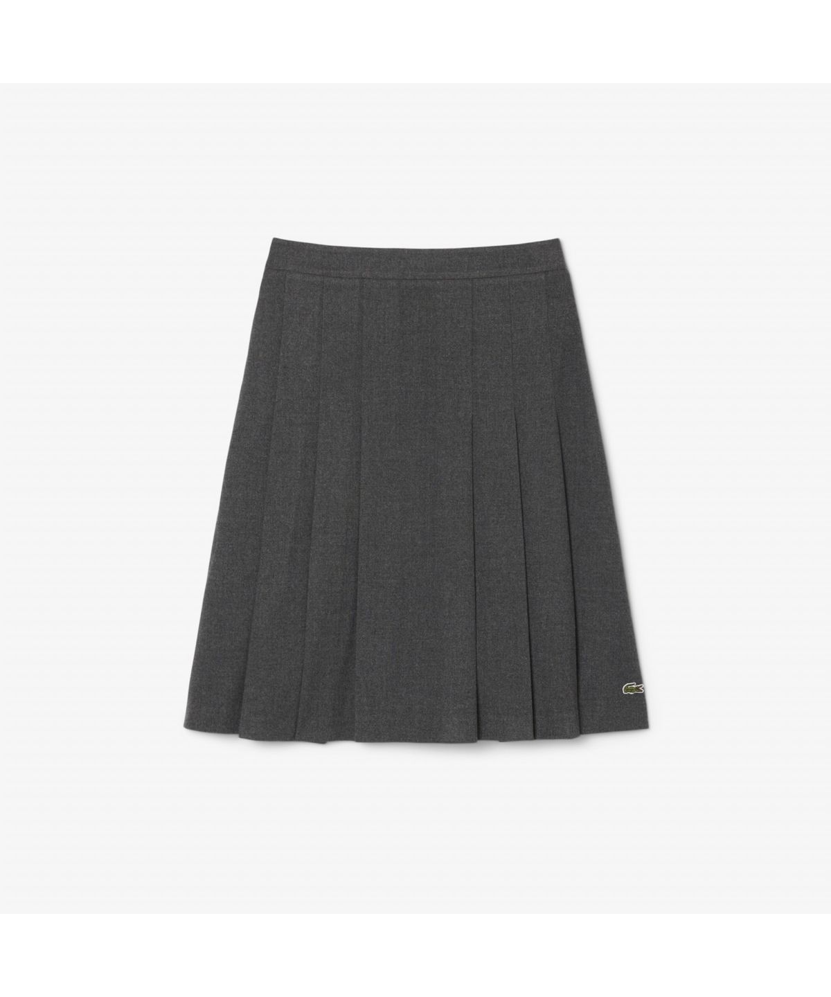 라코스테(LACOSTE) 여성 플란넬 플리츠 미디스커트 JF5358-55N 050