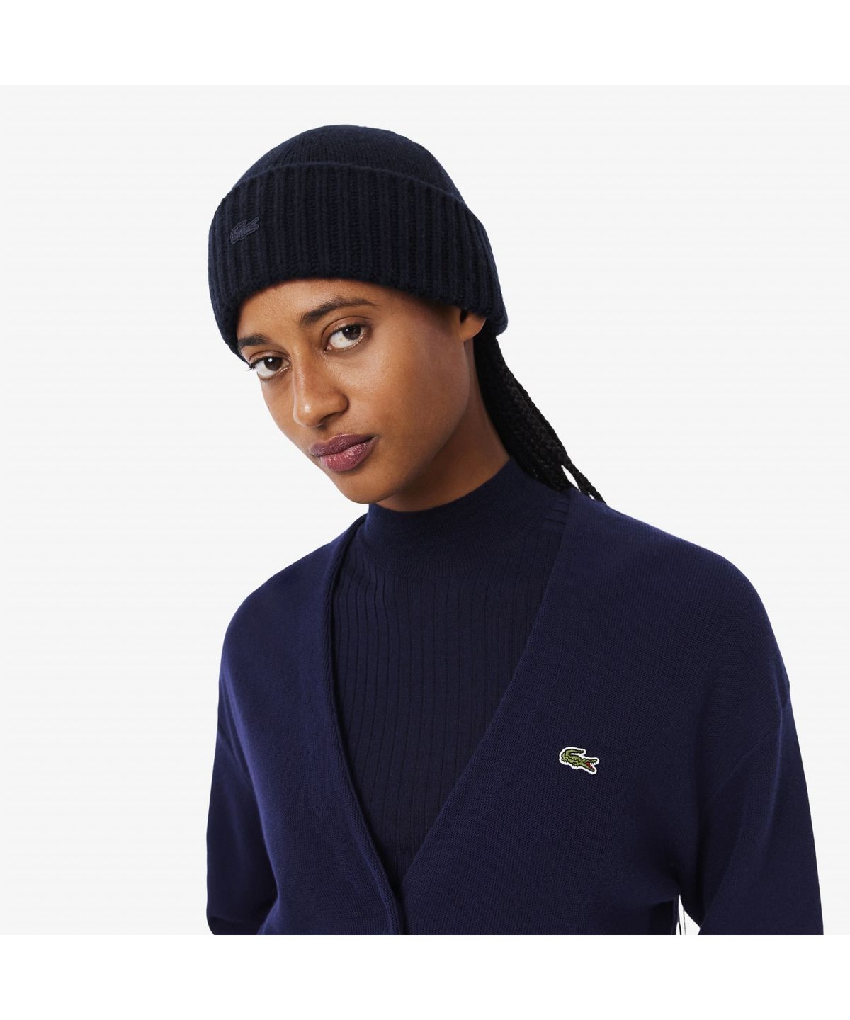 라코스테(LACOSTE) 여성 3D 울 심리스 비니 RB4163-55N 166