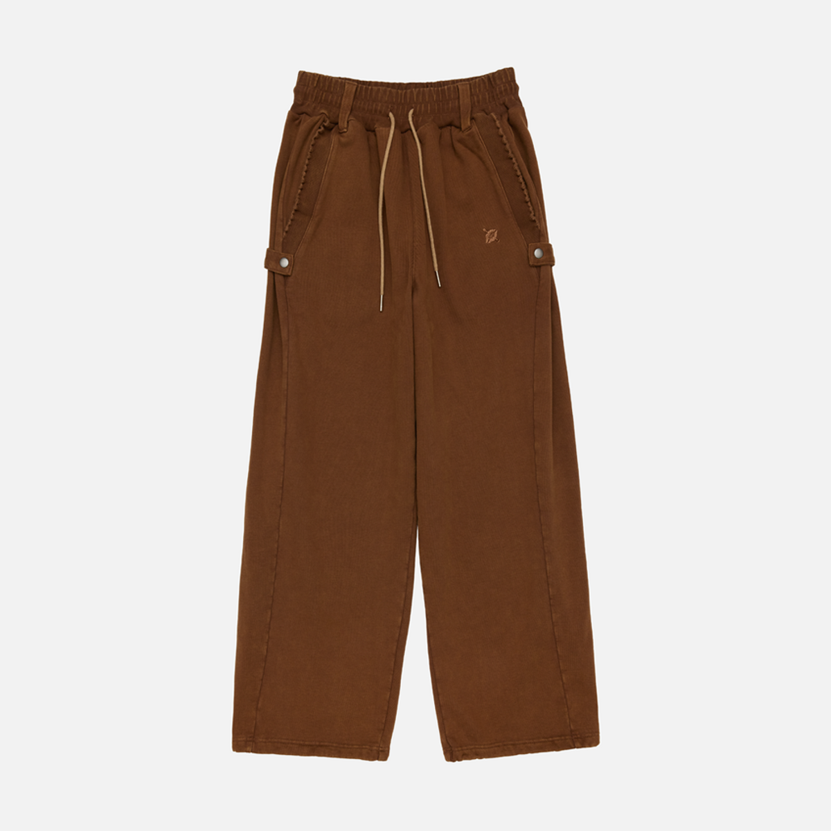 콜아웃뉴이어(CONY) WASHED RUFFLE PANTS / BROWN