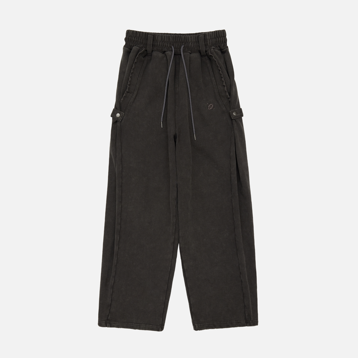 콜아웃뉴이어(CONY) WASHED RUFFLE PANTS / CHARCOAL