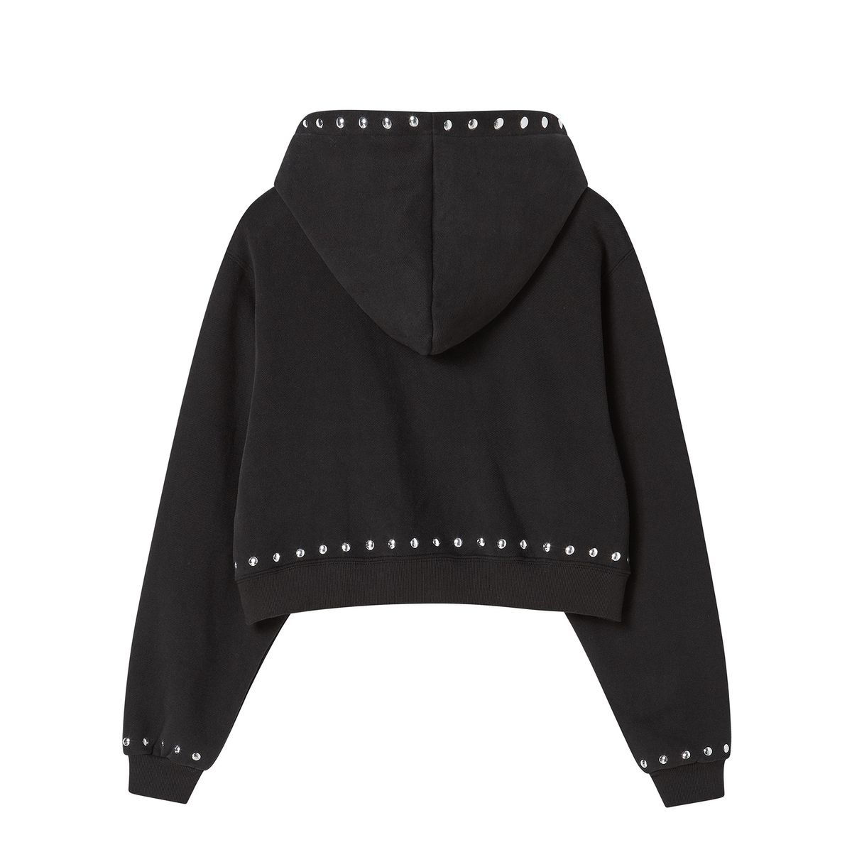 세이에(SEIIE) 클라우드 스터드 후드집업 Vintage Black