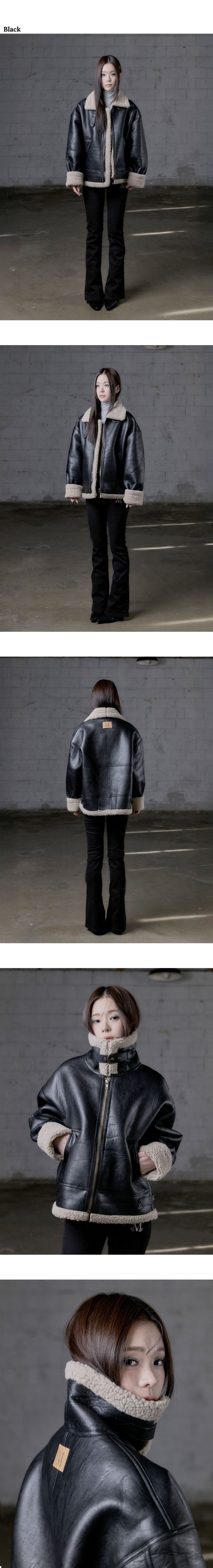 MUSINSA | MUCENT Kive Leather Wappen Mustang Jacket Unisex (2 Colors)