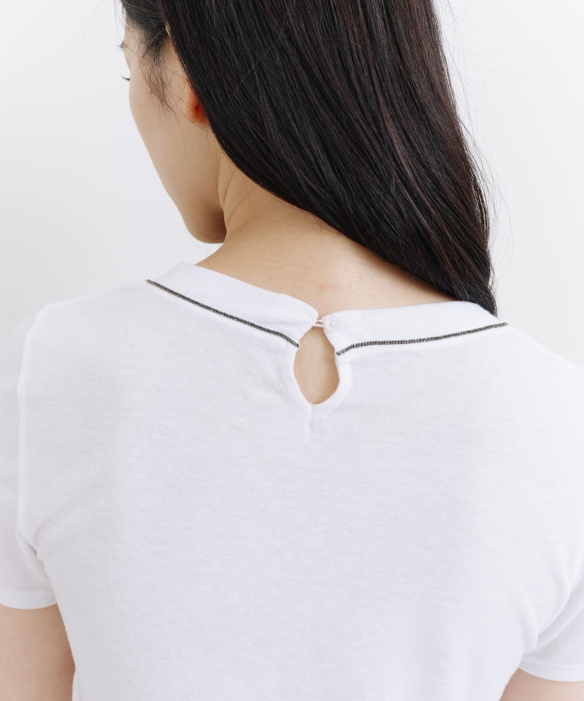 라피네아뜰리에(RAFFINE ATELIER) 베이직 시어 티셔츠 화이트