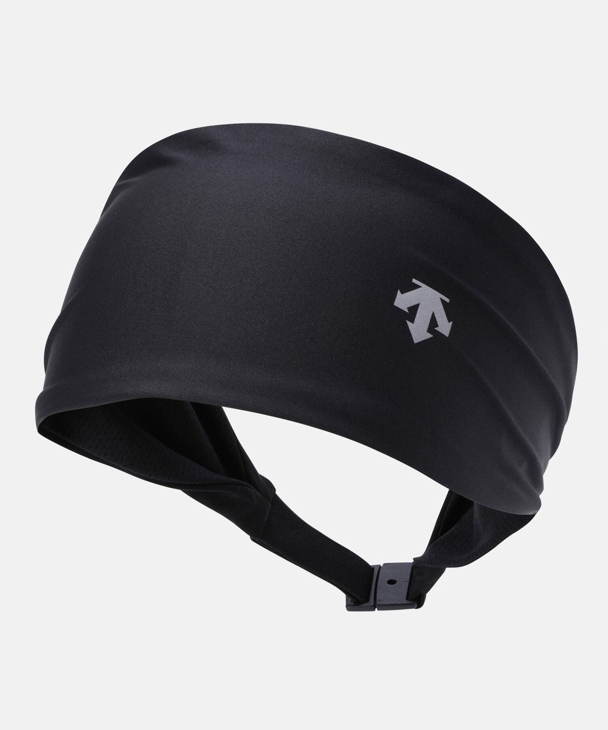 데상트(DESCENTE) 러닝 와이드 헤드밴드 블랙 SR123RSU11
