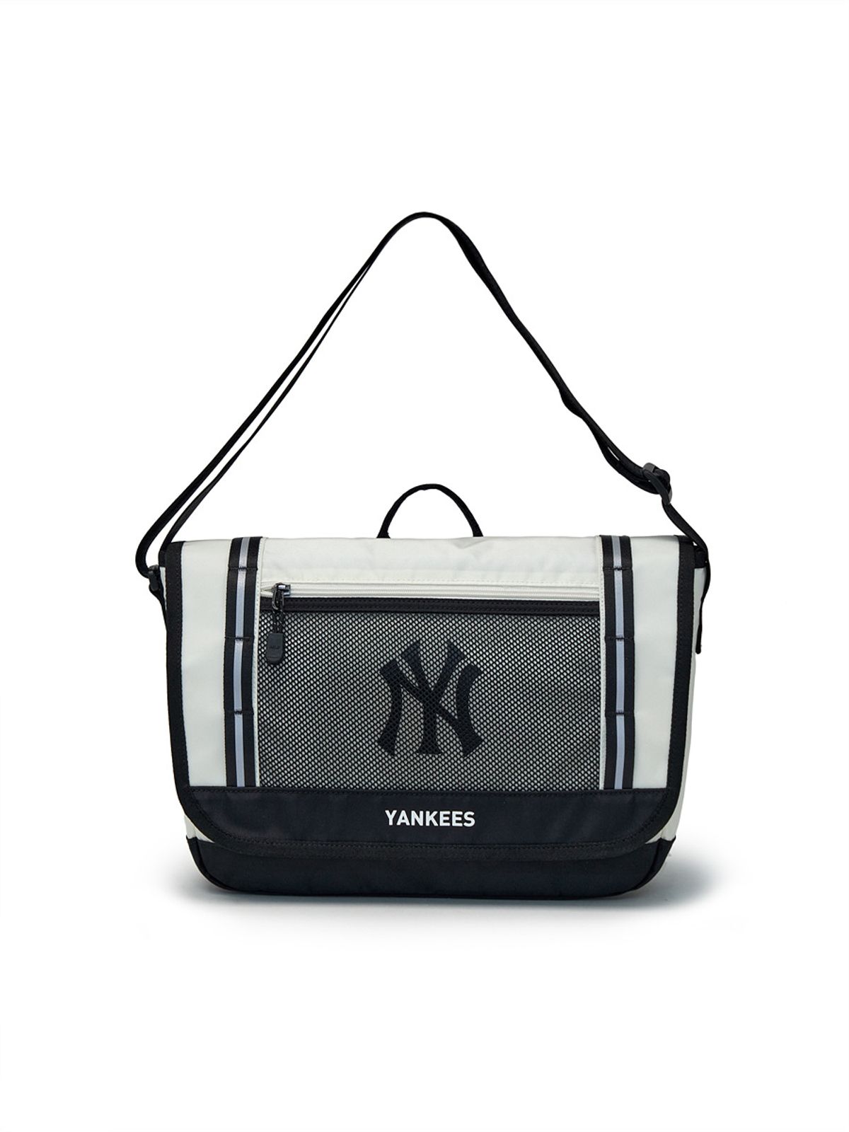 엠엘비 키즈(MLB KIDS) 고학년 메신저백 NY (Cream)