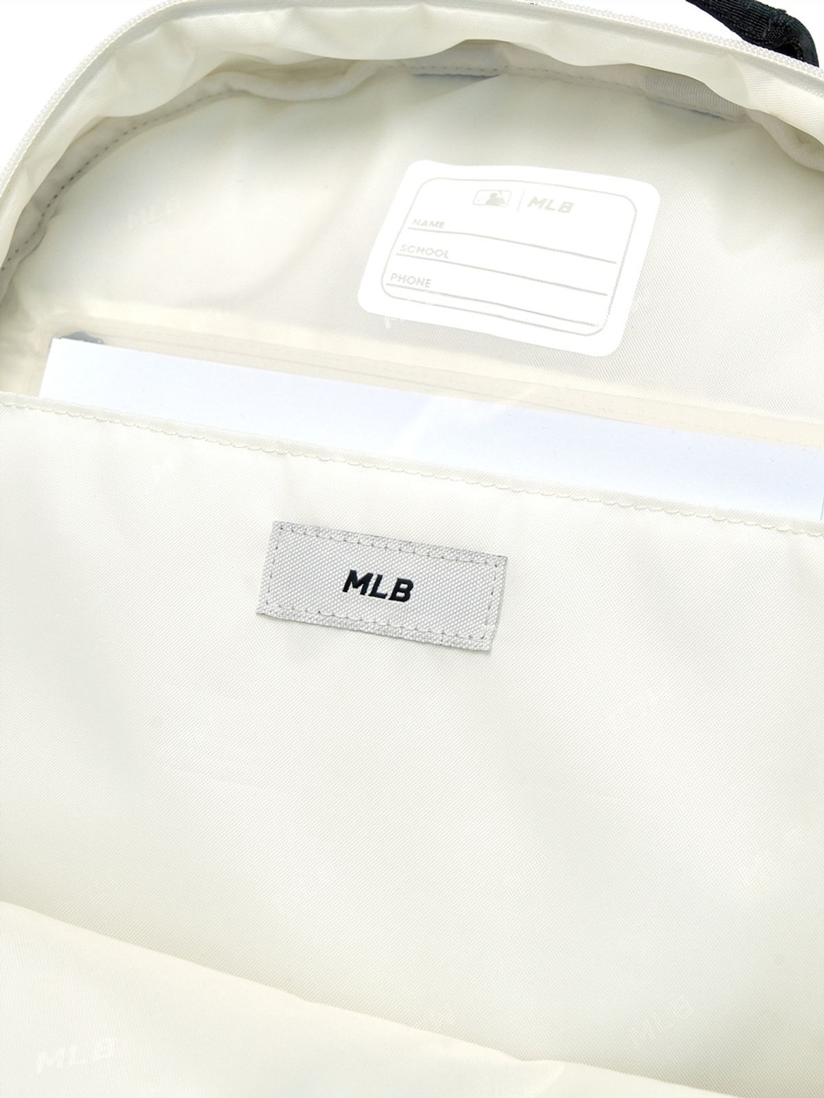 엠엘비 키즈(MLB KIDS) 태그 케이지 책가방 NY (Cream)