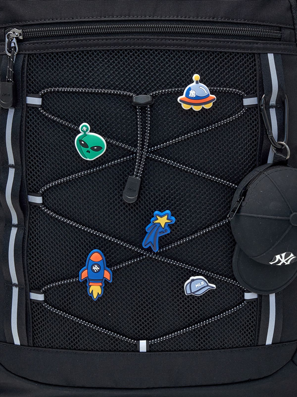 엠엘비 키즈(MLB KIDS) 태그 케이지 책가방 NY (Black)