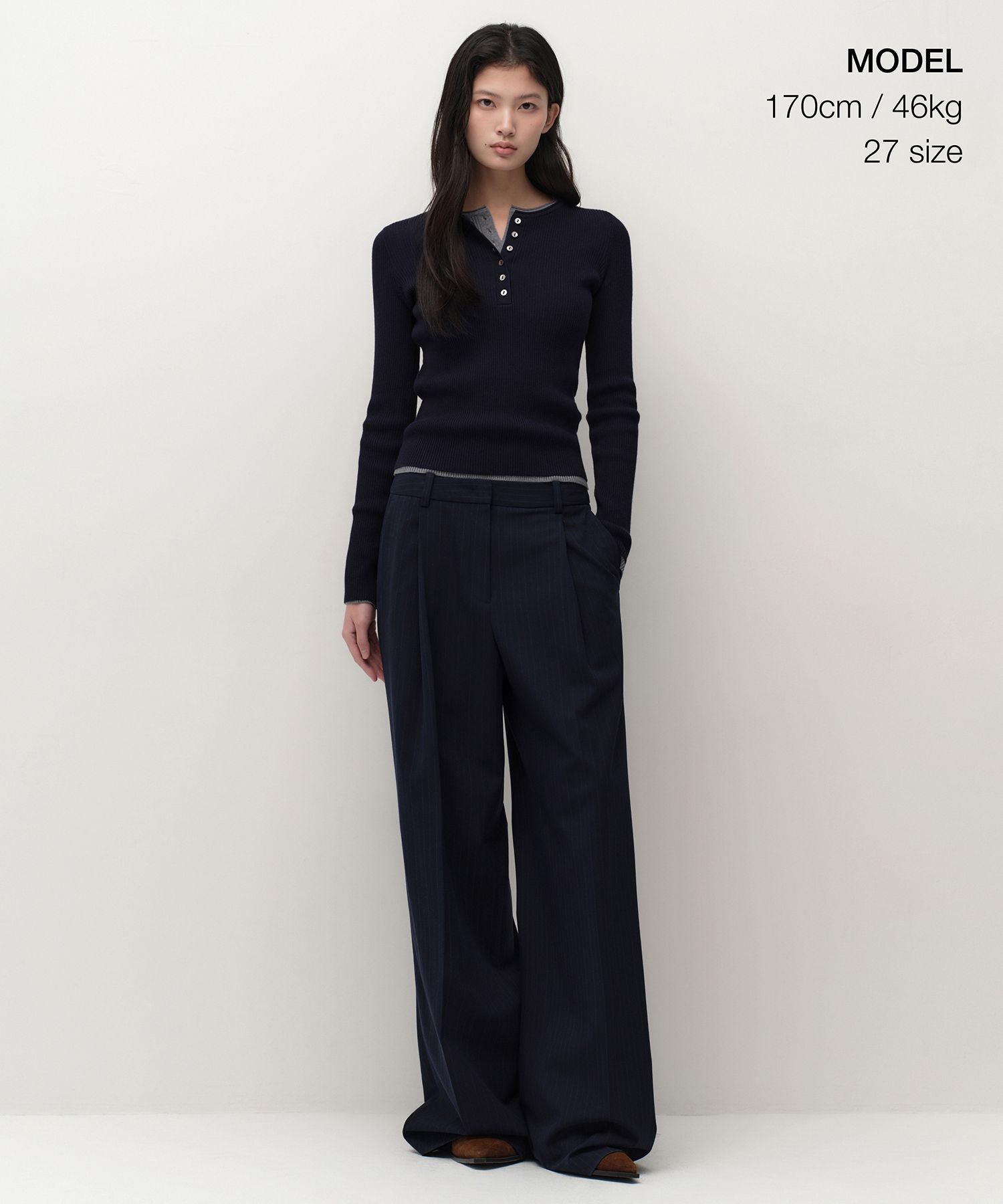 MUSINSA公式 | MUSINSA STANDARD WOMAN ウィメンズピンストライプ