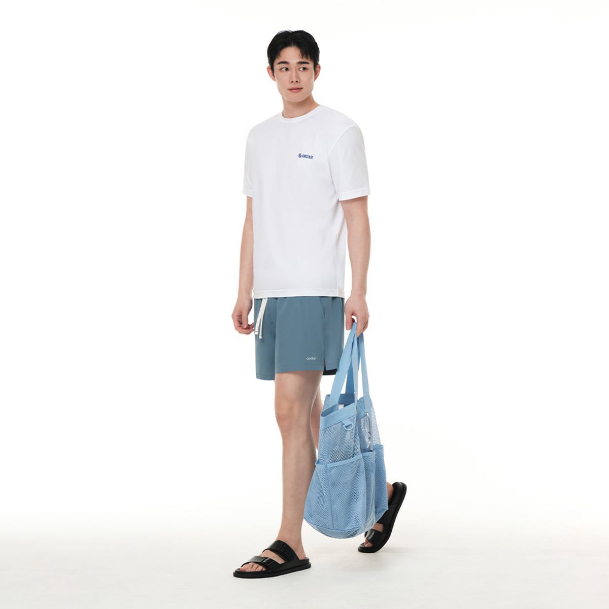 안다르(ANDAR) 메쉬 포켓 비치백