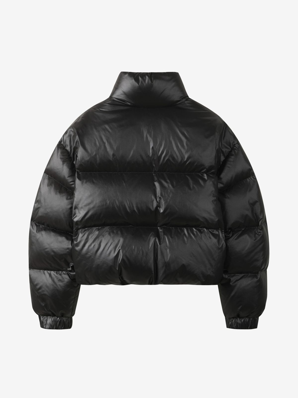 엘유브이엠(LUVM) GLOSSY CROP DUCK DOWN_BLACK