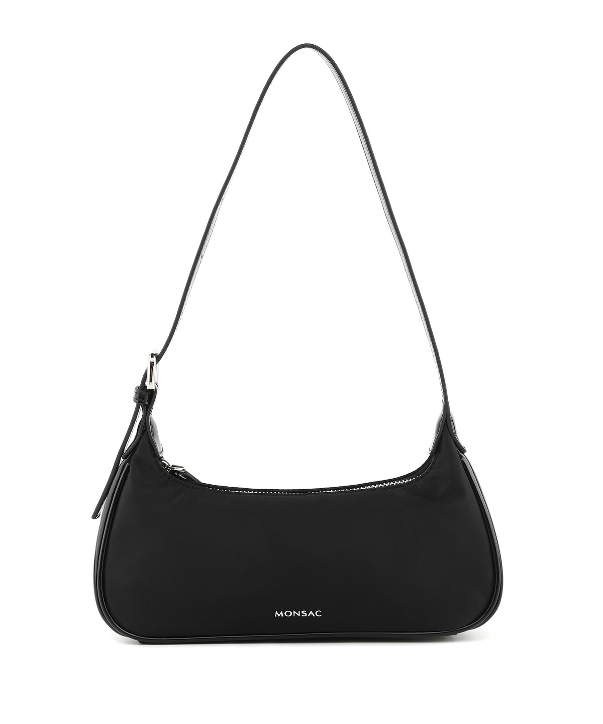 몽삭(MONSAC) 몽삭 로이 Nylon 숄더백 미디움 블랙 AP24-2503-BN