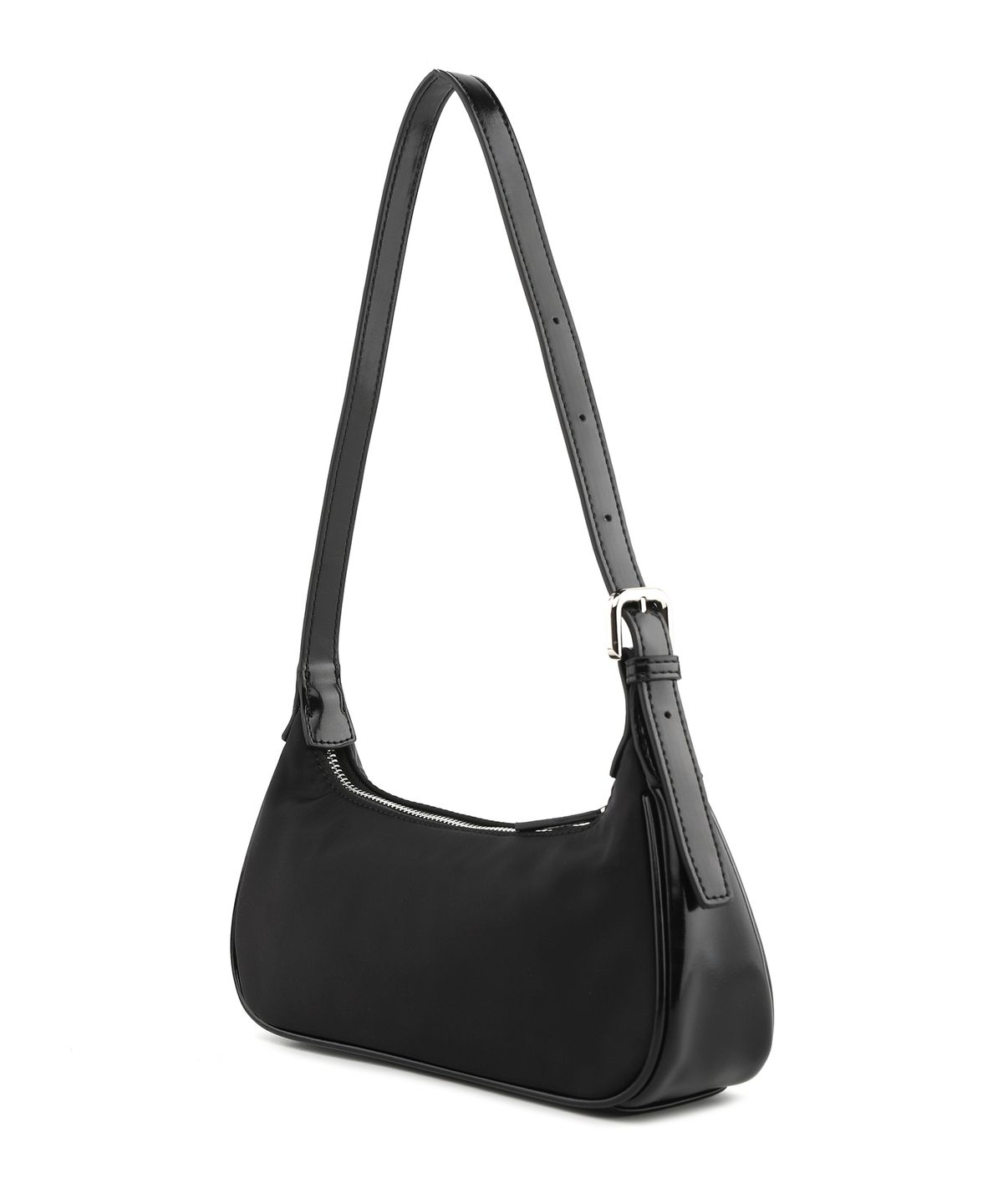 몽삭(MONSAC) 몽삭 로이 Nylon 숄더백 미디움 블랙 AP24-2503-BN