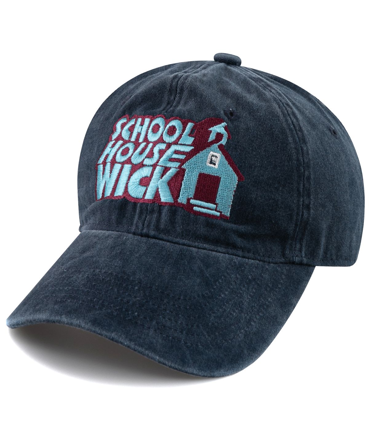 윅(WICK) SCHOOL HOUSE 스톤 워시드 볼캡