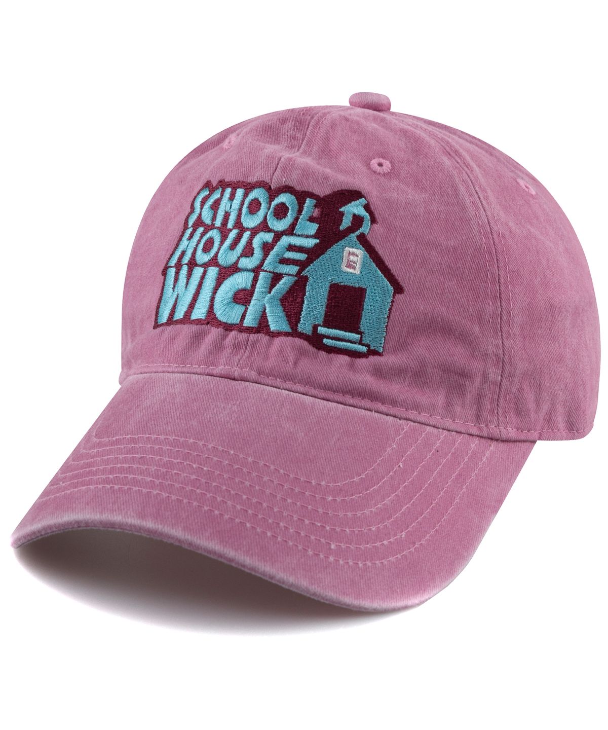 윅(WICK) SCHOOL HOUSE 스톤 워시드 볼캡