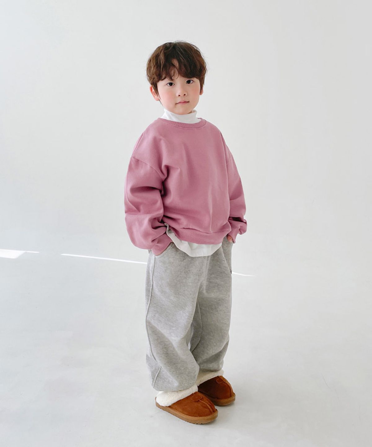 베리클로젯(BERRYCLOSET) [기모] 모찌 페이크 폴라