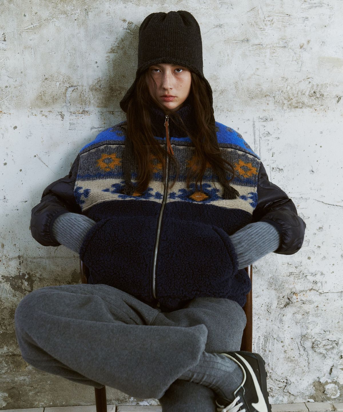 프리터(FRITUR) Nana Quilted Jacket Navy_F263JP10