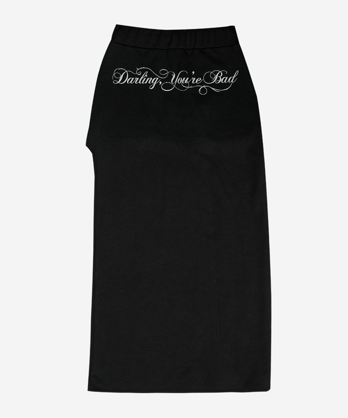 달링유어배드(DARLING, YOU'RE BAD) ROSE CUT-OUT SKIRT #BLACK(기모)