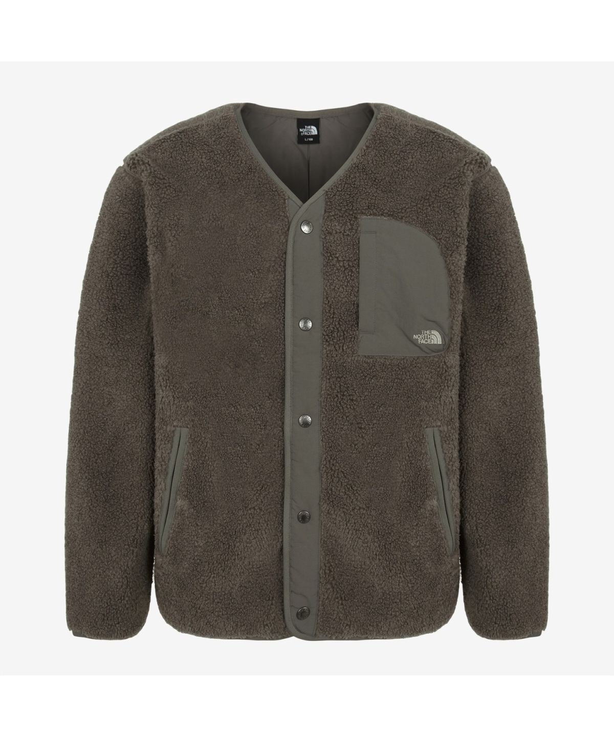 노스페이스(THE NORTH FACE) NJ4FR57B 테디 플리스 가디건 DARK_BEIGE