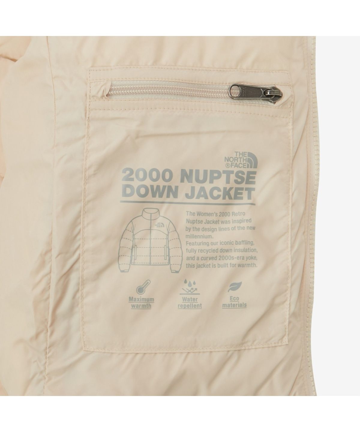 노스페이스(THE NORTH FACE) NJ1DR92C 여성 2000 눕시 자켓 CREAM_BEIGE