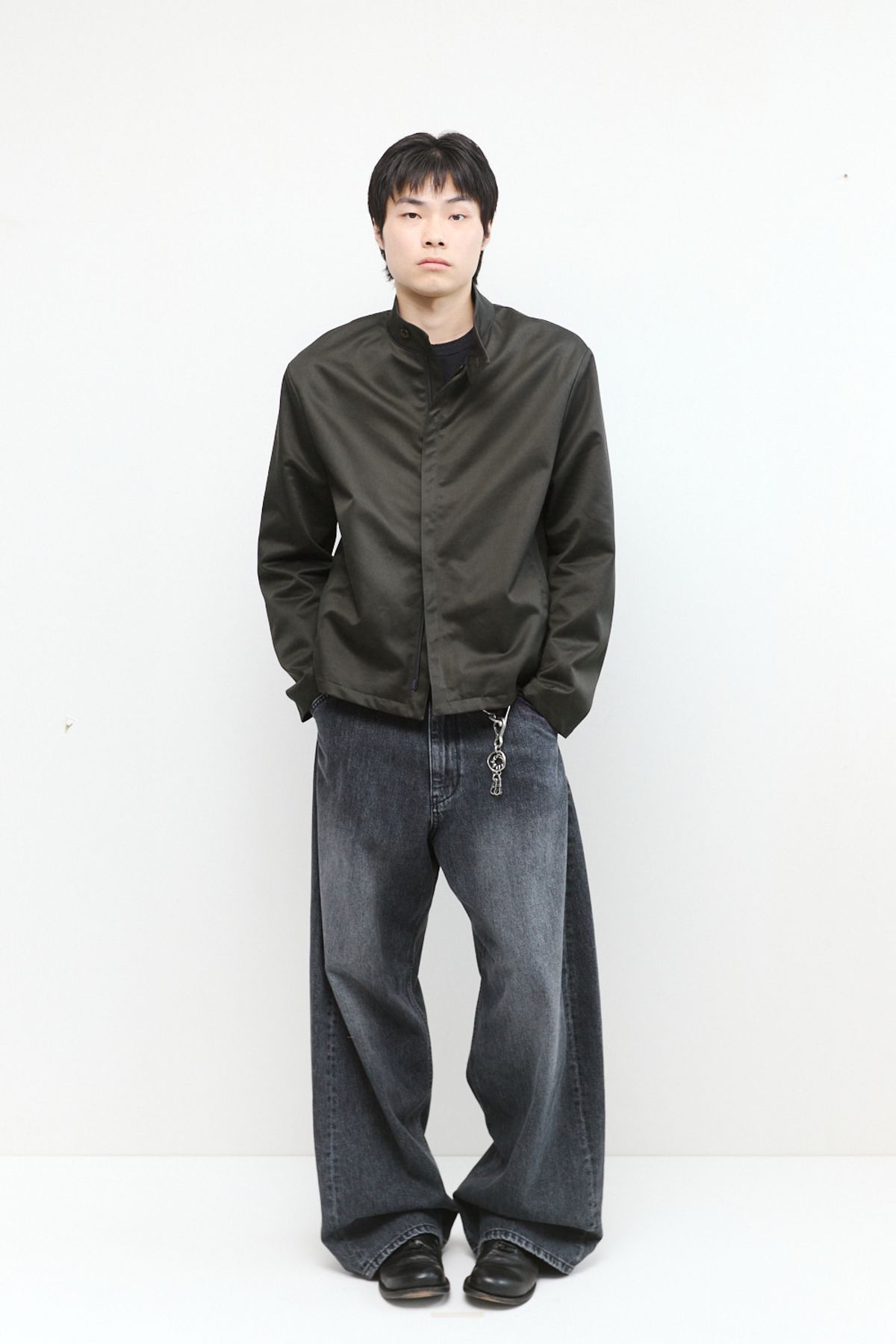 해칭룸(HATCHINGROOM) Mono Jacket Dark Green