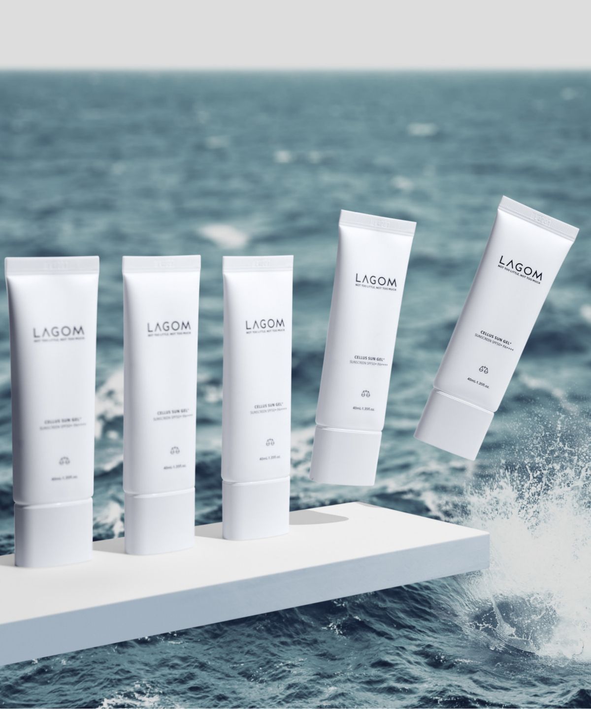라곰(LAGOM) 라곰 선 젤 플러스 SPF50+PA++++ 40ml 2개 (+마이크로 폼 클렌저 30ml 증정)